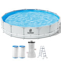 SLOOSH Round Above Ground Pool - 15ft x 42inch