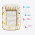 Gold White 85" Tanning Pool with Float Hammock Best Friend Choice Bundle
