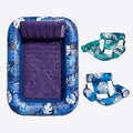 Dark Blue 85" Tanning Pool with Float Chair Best Friend Choice Bundle