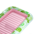 SLOOSH Inflatable Tanning Pool Lounger Float, Cyan Pink XL, 85" x 57"