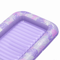 SLOOSH Tropical Inflatable Tanning Pool, Purple Tropical, 85" x 57"