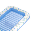 SLOOSH Inflatable Tanning Pool Lounger Float, Blue Breezestar, 70" x 46"