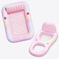 SLOOSH Pink Tie-dye Tanning Pool with Lounger High-picked Bundle
