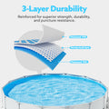 SLOOSH Round Above Ground Pool - 15ft x 42inch