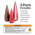 Inflatable Holiday Tree Cones