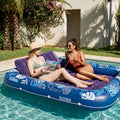 Dark Blue 85" Tanning Pool with Float Chair Best Friend Choice Bundle