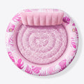 SLOOSH Inflatable Round Float Tanning Pool, Pink, 72" x 65"