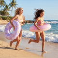 SLOOSH Inflatable Swim Ring, Pink Tie-dye Bliss State