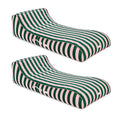 Fabric Sunbed Lounger