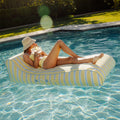 Fabric Sunbed Lounger