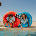 Kids Racetrack Double Tube Float
