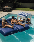 Fabric Sunbed Lounger