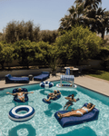 Fabric Sunbed Lounger