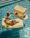 Fabric Sunbed Lounger