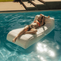 Fabric Sunbed Lounger