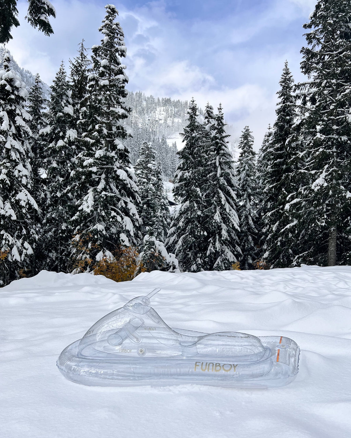 Inflatable Snowmobile Sled