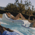 Fabric Sunbed Lounger