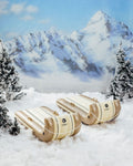 Inflatable Toboggan Snow Sled